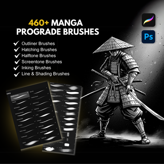 460+ Pro Manga Brushes